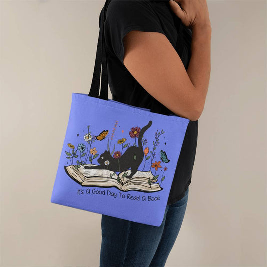 Good Day to Read A Book Library Tote Bag Grocery Shopping Reusable Bag Tote (TB-GoodDayBook-S2404) - You Make It Special