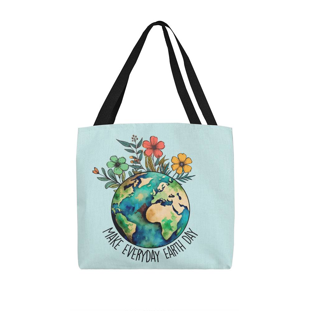 Make Everyday Earth Day Tote Bag Grocery Shopping Reusable Bag Tote (TB-MkEvrydyErthDy-S2404) - You Make It Special