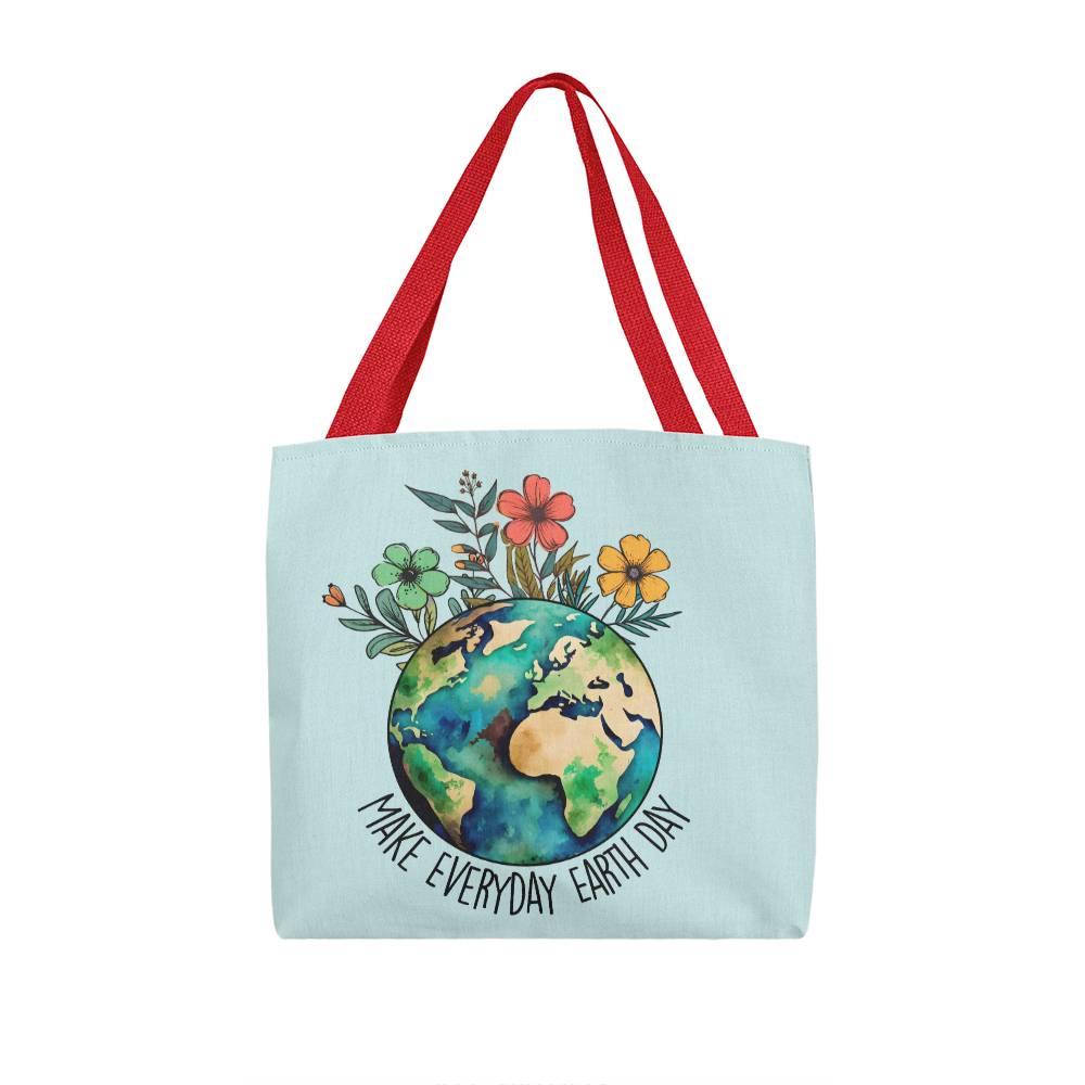 Make Everyday Earth Day Tote Bag Grocery Shopping Reusable Bag Tote (TB-MkEvrydyErthDy-S2404) - You Make It Special