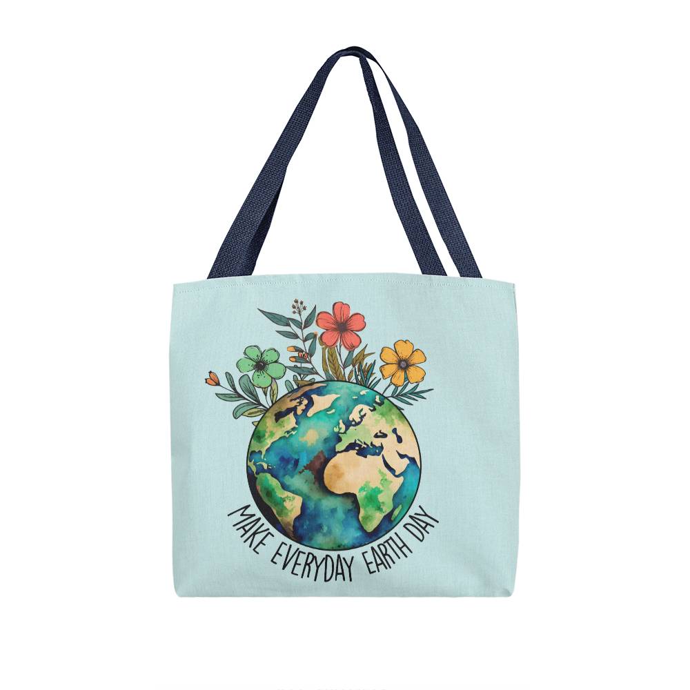 Make Everyday Earth Day Tote Bag Grocery Shopping Reusable Bag Tote (TB-MkEvrydyErthDy-S2404) - You Make It Special