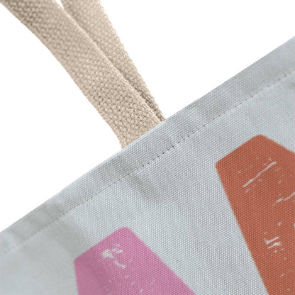 MAMA multicolor Tote Bag Grocery Shopping Reusable Bag Tote (TB-MAMAMultiClr-Cr-S2404) - You Make It Special