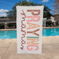 PRAYING Mama Multicolor Cream beach towel (BT-PRAYMamaMultiCr-S2405) - You Make It Special
