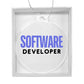 SOFTWARE DEVELOPER Acrylic Circle Ornament - You Make It Special