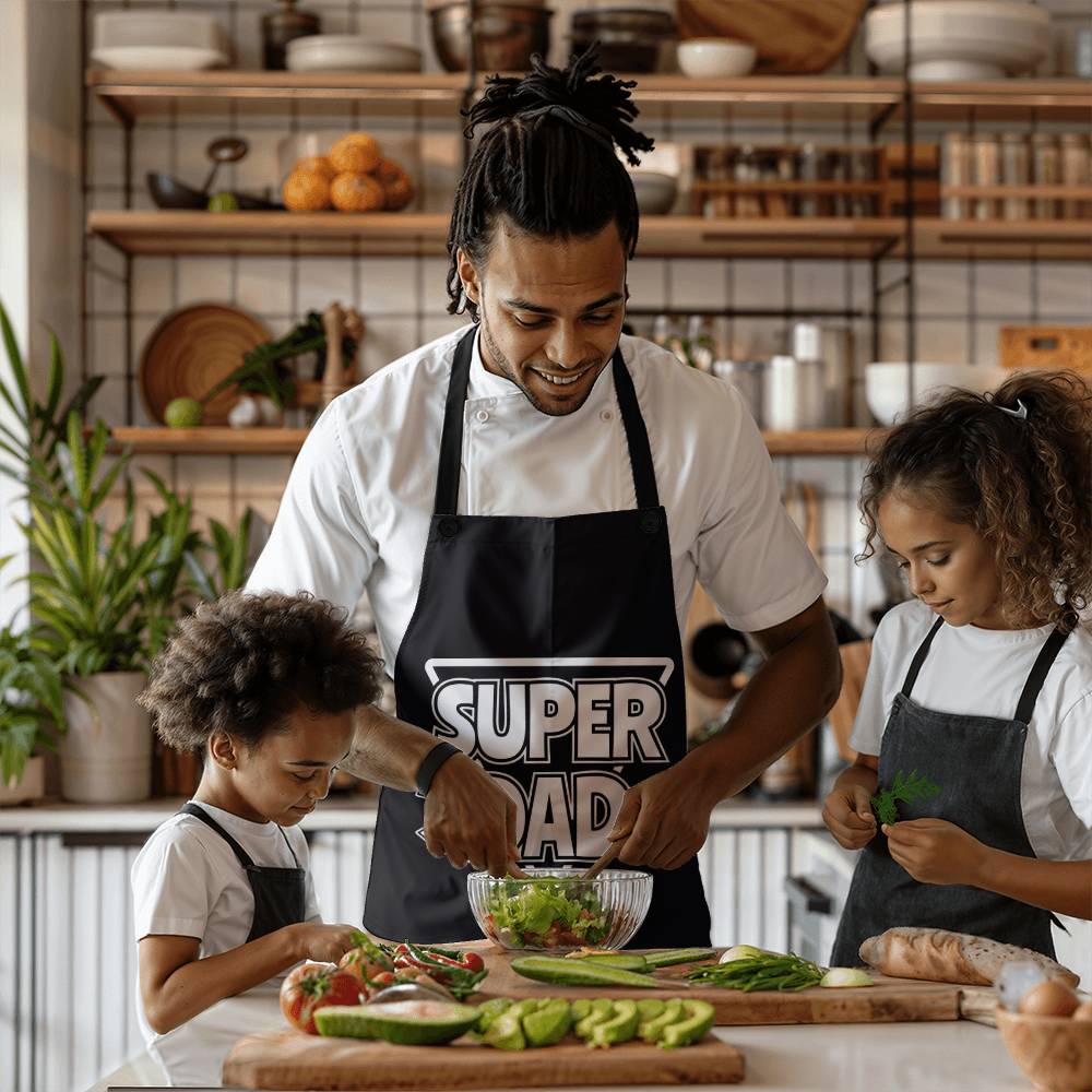 Super Dad apron (AP-D-SprDd-Bk-S2405) - You Make It Special