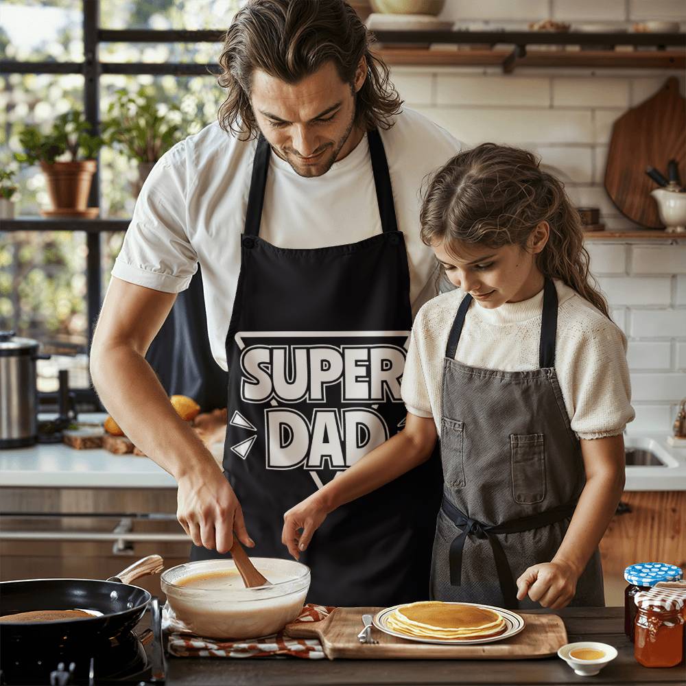 Super Dad apron (AP-D-SprDd-Bk-S2405) - You Make It Special