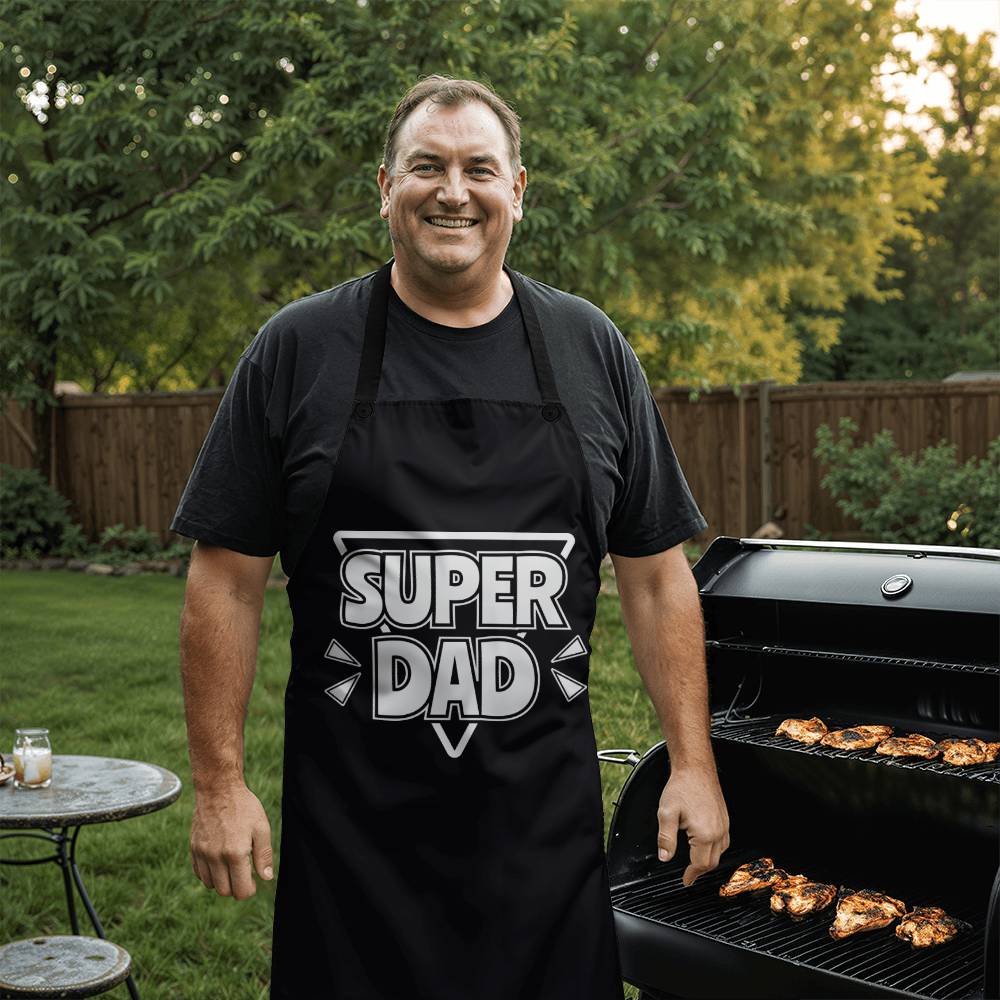 Super Dad apron (AP-D-SprDd-Bk-S2405) - You Make It Special