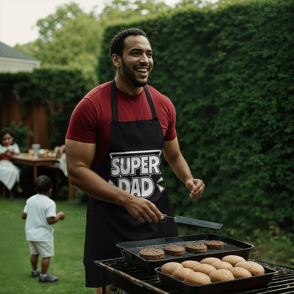 Super Dad apron (AP-D-SprDd-Bk-S2405) - You Make It Special