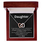 To Daughter Love Mom | If I could |Interlocking Hearts necklace - You Make It Special