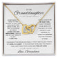 To Granddaughter From Grandma | SOMETIMES IT'S HARD | Interlocking Hearts necklace - You Make It Special