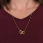 To Granddaughter From Grandma | SOMETIMES IT'S HARD | Interlocking Hearts necklace - You Make It Special