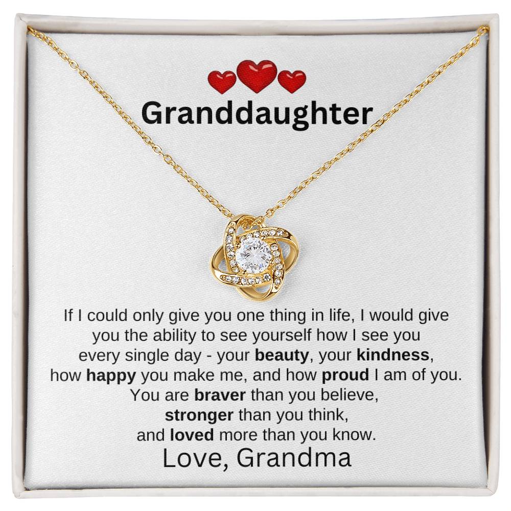 To Granddaughter Love Grandma | If I could (LKN - GD - GM - IfICould - W - S2309) - You Make It Special