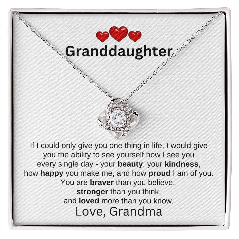 To Granddaughter Love Grandma | If I could (LKN - GD - GM - IfICould - W - S2309) - You Make It Special