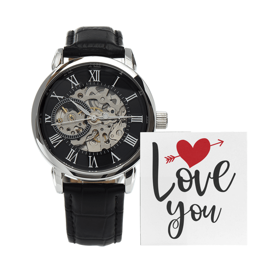 To Man | Love You | Openwork Watch - You Make It Special