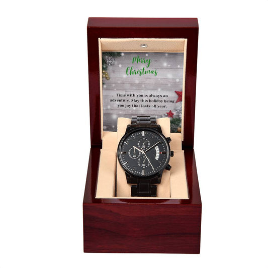 To Man | Time With You | Black Chronograph Watch MC12 - You Make It Special