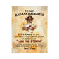 To My Badass Daughter From Mom | If fate Whispers | Coral Fleece Blanket - You Make It Special