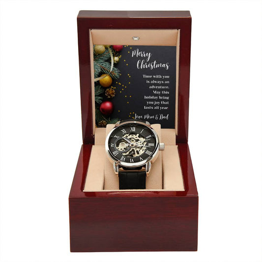 To Son | Time With You | Men's Openwork Watch MC8 - You Make It Special