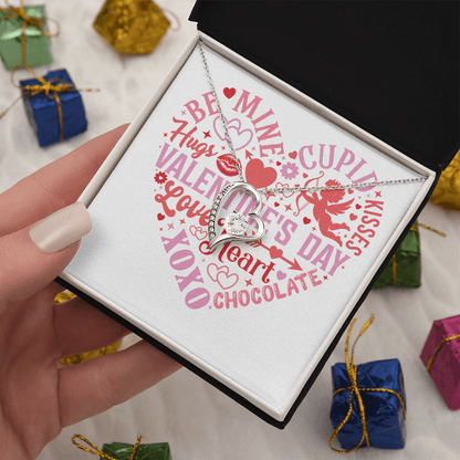 Valentine Words In Heart | Forever Love Necklace - You Make It Special