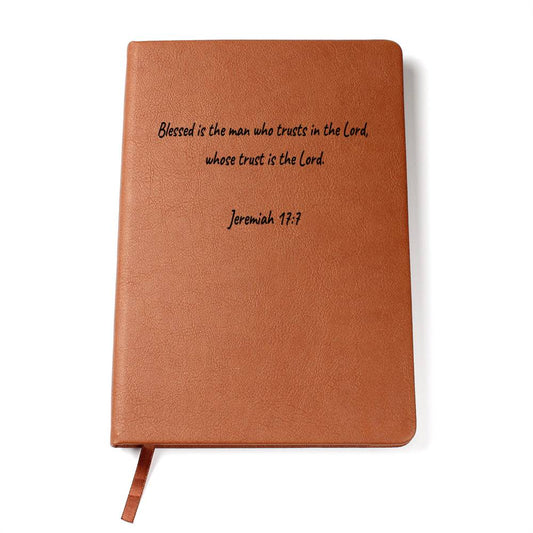 Blessed is the man leather journal (LJ-BLE-BLE-S2309) - You Make It Special