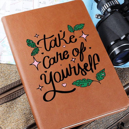 Care leather journal | Take care of yourself (LJ-CAR-TAK-S2309) - You Make It Special