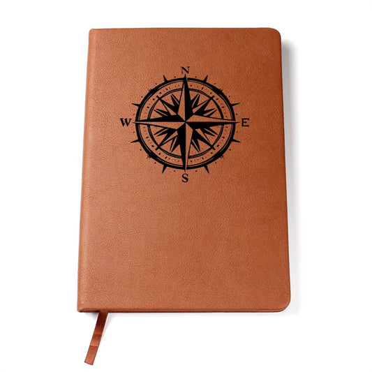 Compass Leather Journal Notebook Diary (LJ-Compass-Bk-S2401) - You Make It Special