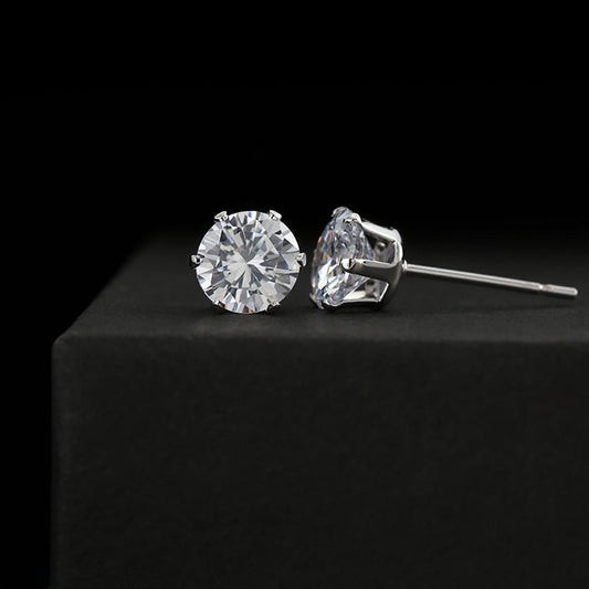 Cubic Zirconia Earrings - 6mm - You Make It Special