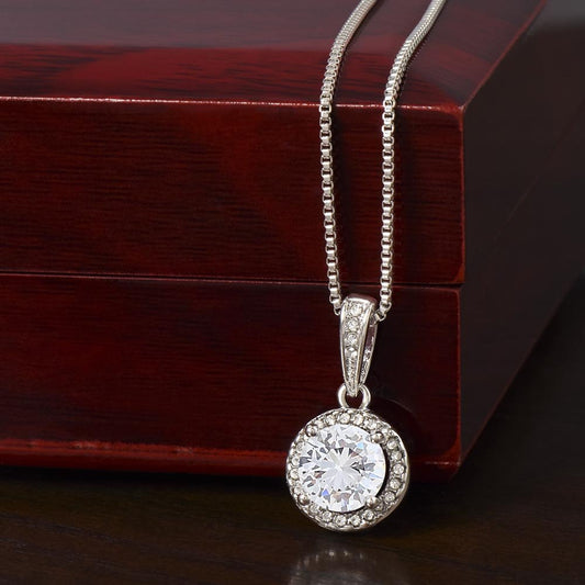 Eternal Hope Necklace-No Message Card - Luxury box (EHN-NoMsgCard-LuxBox-S2311) - You Make It Special