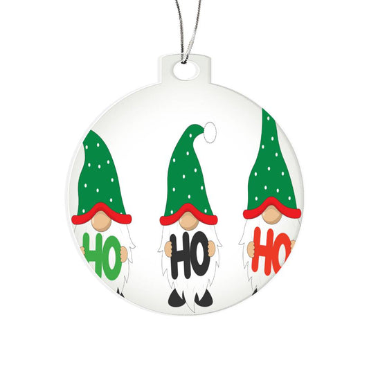 Gnomes HoHoHo Ornament (CAO-GnomesHoHoHo-S2311) - You Make It Special