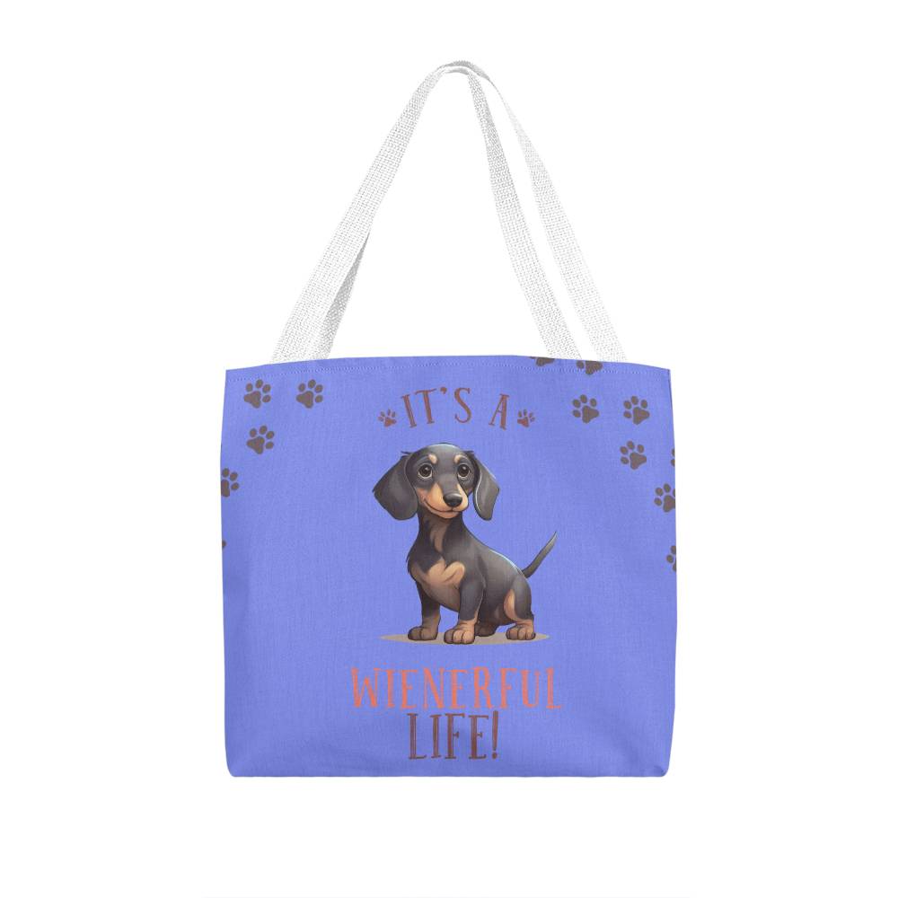 It's a Weinerful Life Tote Bag Grocery Shopping Reusable Bag Tote (TB-ItsWnrflLf-S2403) - You Make It Special