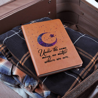 Moon-Star leather journal | Under the same moon - You Make It Special