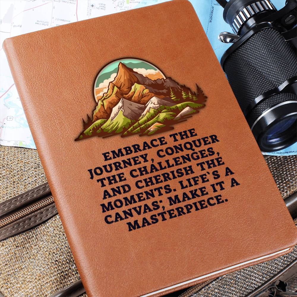 Mountain leather journal | Embrace the journey - You Make It Special