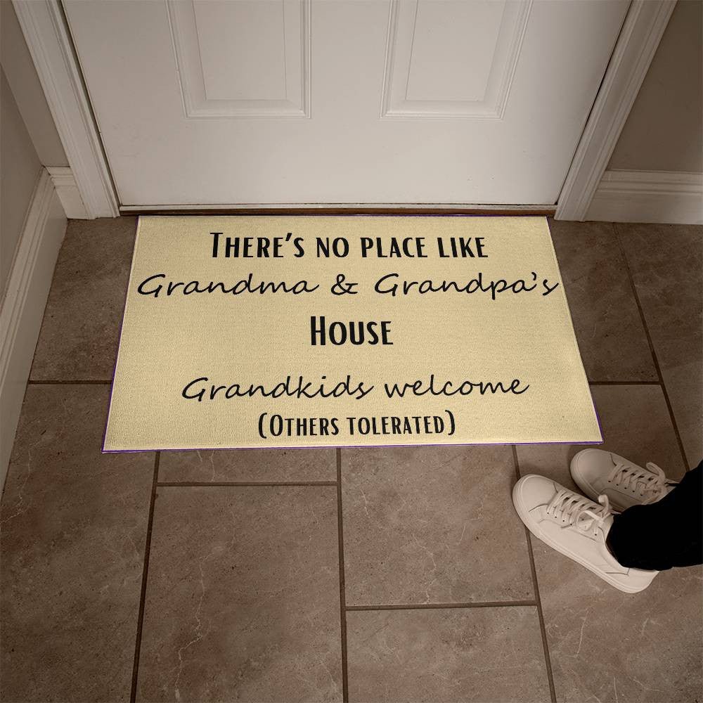 No Place like Gramma & Grandpa's House doormat (DM-NoPlcGrndmaGrndpaHs-Cr-S2401) - You Make It Special