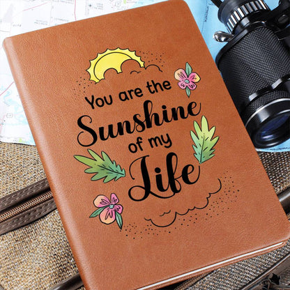 Sunshine | leather journal | You are the Sunshine (LJ-SUN-YOU-S2309) - You Make It Special