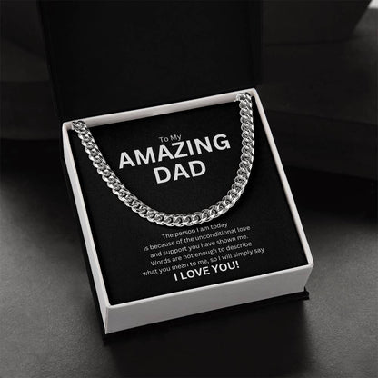 To Dad From child | The person I am today (CLN-Dd-CH-Theperson-BK-S2309) - You Make It Special