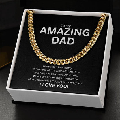 To Dad From child | The person I am today (CLN-Dd-CH-Theperson-BK-S2309) - You Make It Special