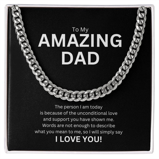 To Dad From child | The person I am today (CLN-Dd-CH-Theperson-BK-S2309) - You Make It Special