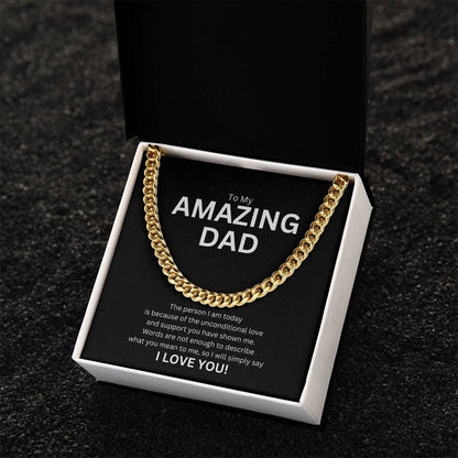 To Dad From child | The person I am today (CLN-Dd-CH-Theperson-BK-S2309) - You Make It Special