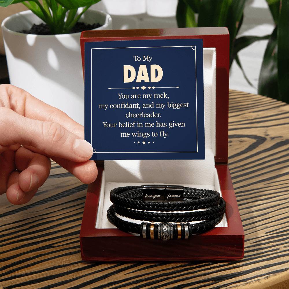 To Dad from child | You are my rock (FLB-D-Ch-Rock-Bu-S2309) - You Make It Special