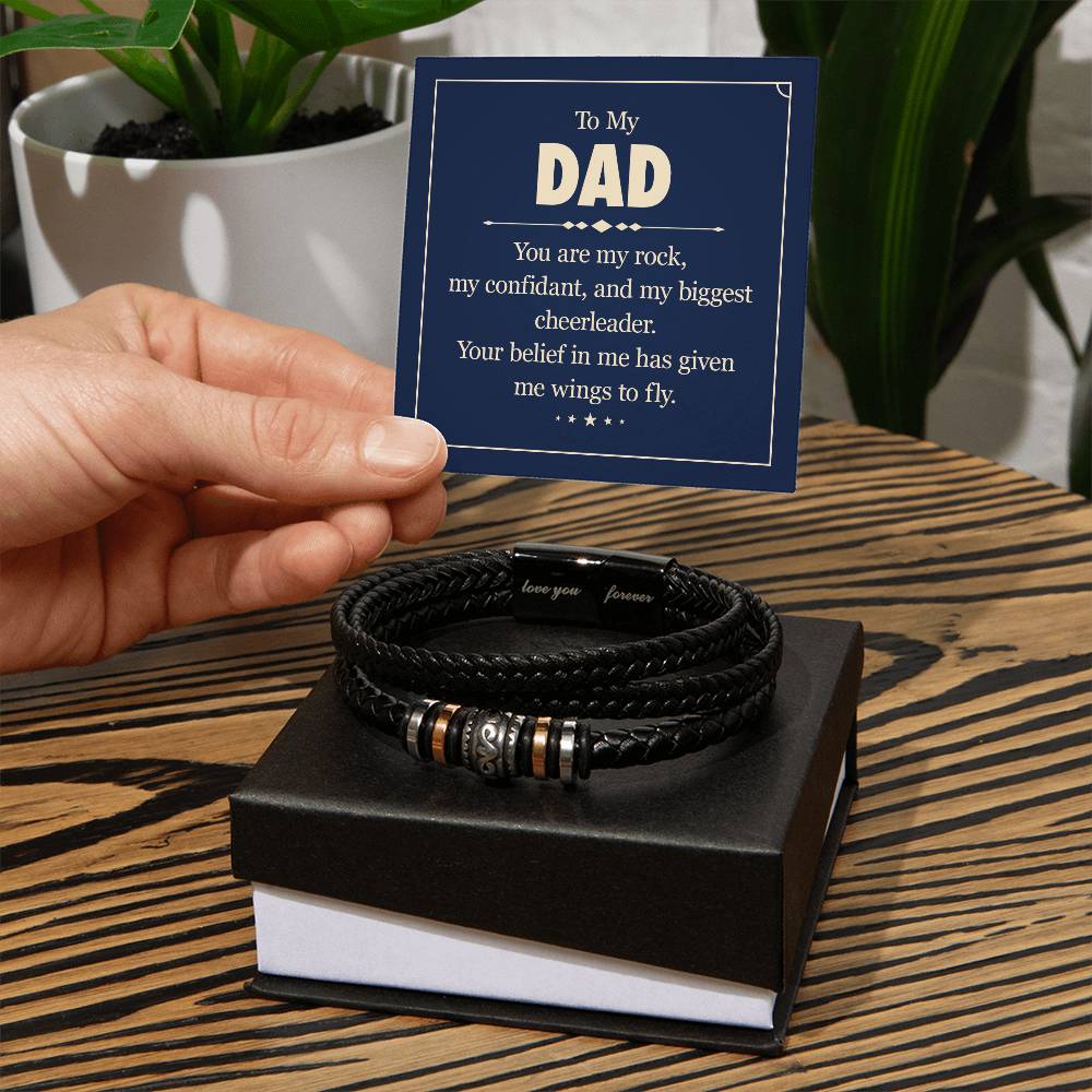 To Dad from child | You are my rock (FLB-D-Ch-Rock-Bu-S2309) - You Make It Special