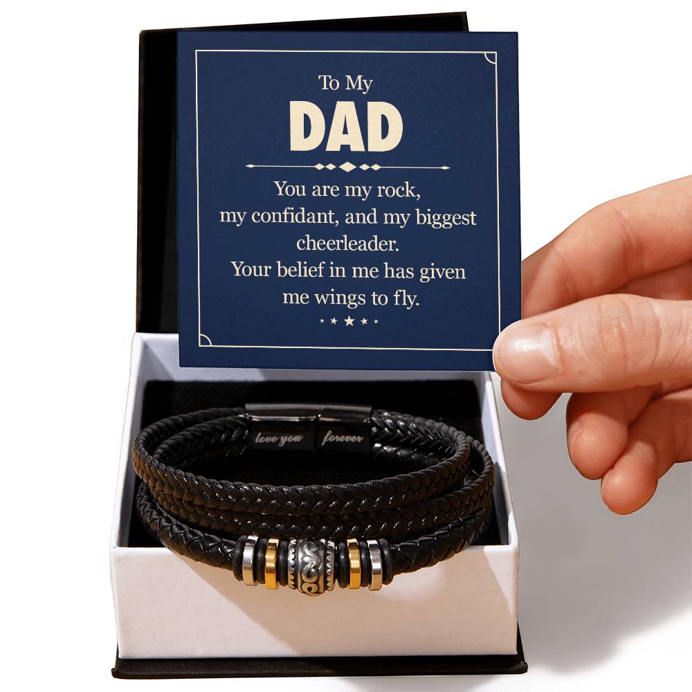 To Dad from child | You are my rock (FLB-D-Ch-Rock-Bu-S2309) - You Make It Special