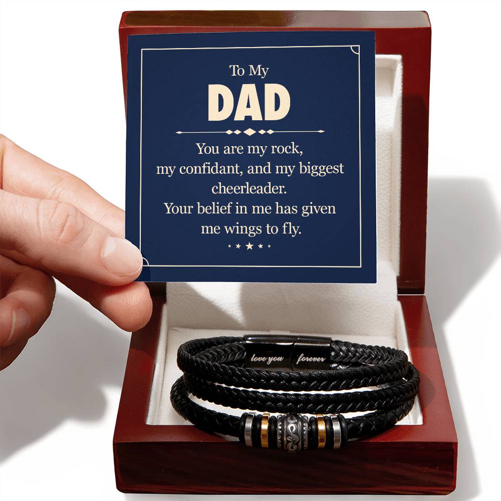 To Dad from child | You are my rock (FLB-D-Ch-Rock-Bu-S2309) - You Make It Special