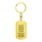 To Daughter From Mom | Always Remember | Dog Tag with Swivel Keychain (DT-KSW-D-M-W-S2309) - You Make It Special