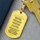 To Daughter From Mom | Always Remember | Dog Tag with Swivel Keychain (DT-KSW-D-M-W-S2309) - You Make It Special