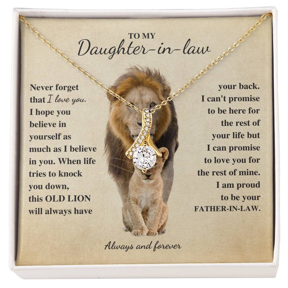 To Daughter-in-law Love Father-in-law | Old Lion (ABN-DIL-FIL-Lion-NeverForget-G-S2309) - You Make It Special