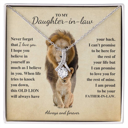 To Daughter-in-law Love Father-in-law | Old Lion (ABN-DIL-FIL-Lion-NeverForget-G-S2309) - You Make It Special