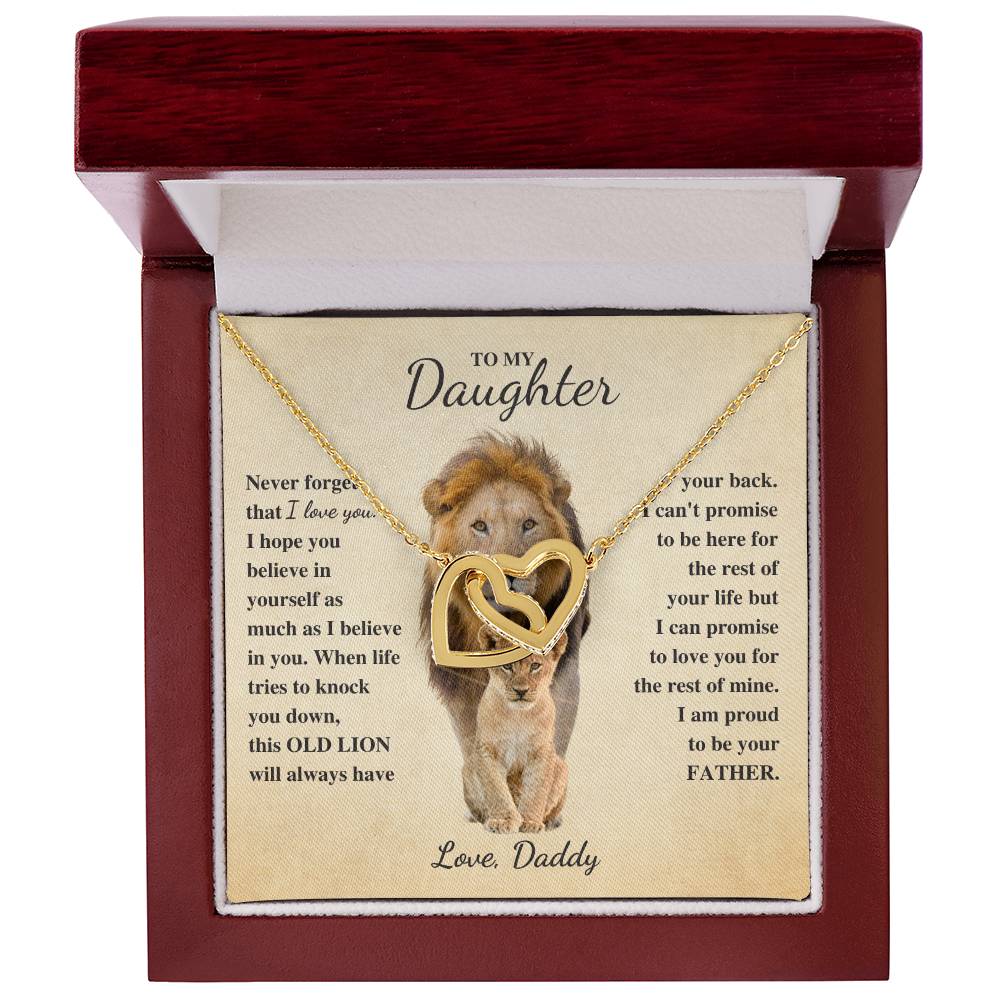 To Daughter Love Daddy | Old Lion | Never forget (IHN-D-Ddy-NeverForget-G-S2309) - You Make It Special