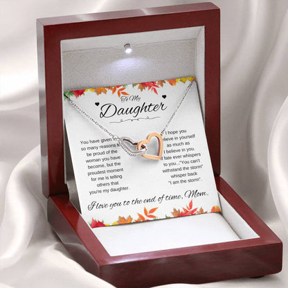 To Daughter Love Mom | Fall leaves | You have (IHN-D-M-FALLLVS-Youhave-W-S2309) - You Make It Special