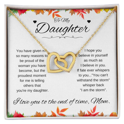 To Daughter Love Mom | Fall leaves | You have (IHN-D-M-FALLLVS-Youhave-W-S2309) - You Make It Special