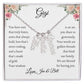 To Gigi, 2 - 4 grandchildren, Personalize Giver Name | You have ears (MVN24N-G-Per-YHEARS-W-S2309) - You Make It Special