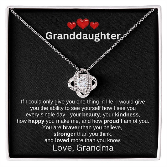 To Granddaughter Love Grandma | If I could (LKN-GD-GM-IfICould-Bk-S2309) - You Make It Special