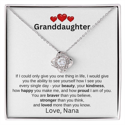 To Granddaughter Love Nana | If I could (LKN-GD-NN-IfICould-W-S2309) - You Make It Special